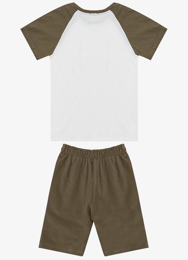 Trick Nick - Conjunto Infantil Camiseta com Bermuda Verde 4