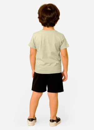 Select - Conjunto Infantil Camiseta com Bermuda Verde - SELECT