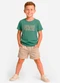 Select - Conjunto Infantil Camiseta com Bermuda Verde - variação: Verde