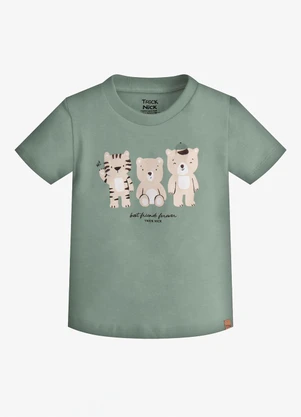 Trick Nick - Conjunto Infantil Camiseta com Bermuda Verde - TRICK NICK