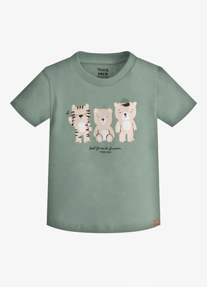 Trick Nick - Conjunto Infantil Camiseta com Bermuda Verde - TRICK NICK