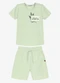 Trick Nick - Conjunto Infantil Camiseta com Bermuda Verde - variação: Verde