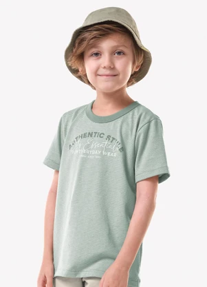 Trick Nick - Conjunto Infantil Camiseta com Bermuda Verde - TRICK NICK