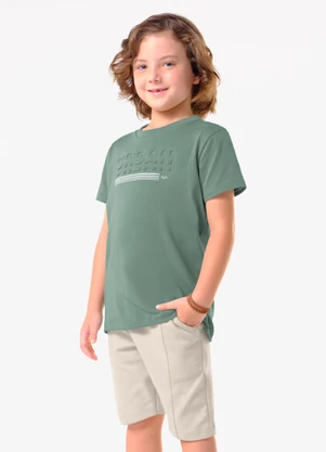 Trick Nick - Conjunto Infantil Camiseta com Bermuda Verde - TRICK NICK