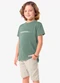 Trick Nick - Conjunto Infantil Camiseta com Bermuda Branco - variação: Verde