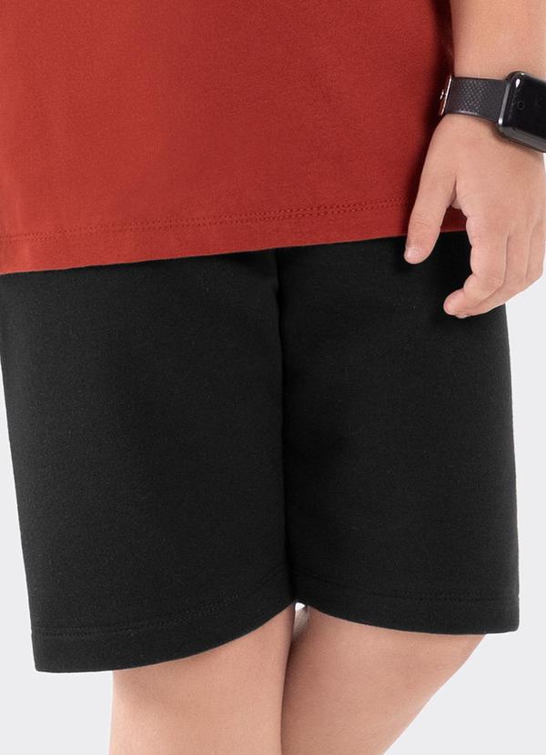 Rovi Kids - Conjunto Infantil Camiseta com Bermuda Vermelho 5