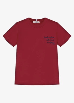 Trick Nick - Conjunto Infantil Camiseta com Bermuda Vermelho - TRICK NICK