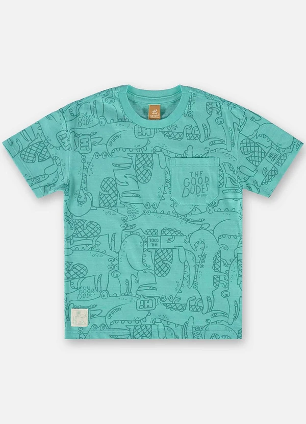 Up Baby - Conjunto Infantil Camiseta e Bermuda Azul 4