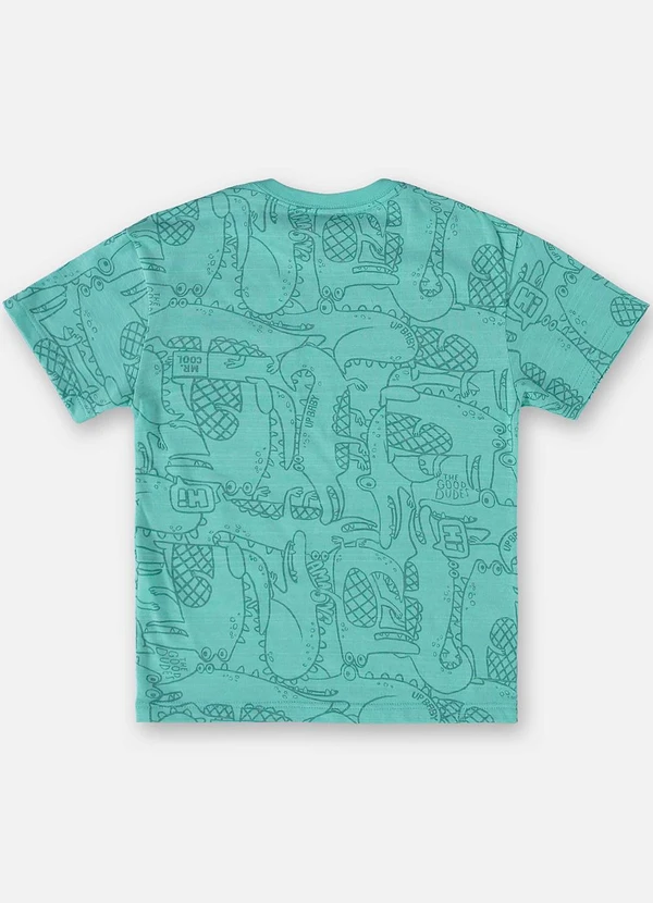 Up Baby - Conjunto Infantil Camiseta e Bermuda Azul 5