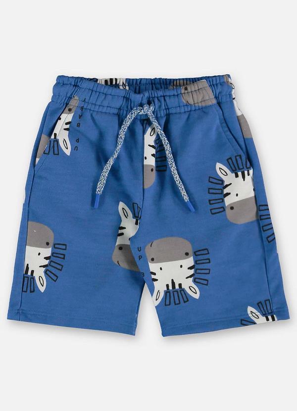 Up Baby - Conjunto Infantil Camiseta e Bermuda Azul 6