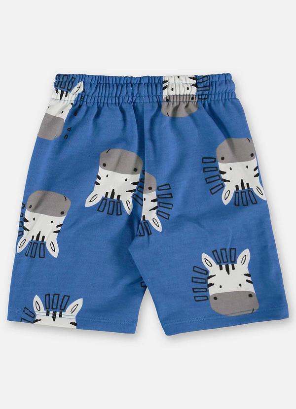 Up Baby - Conjunto Infantil Camiseta e Bermuda Azul 7