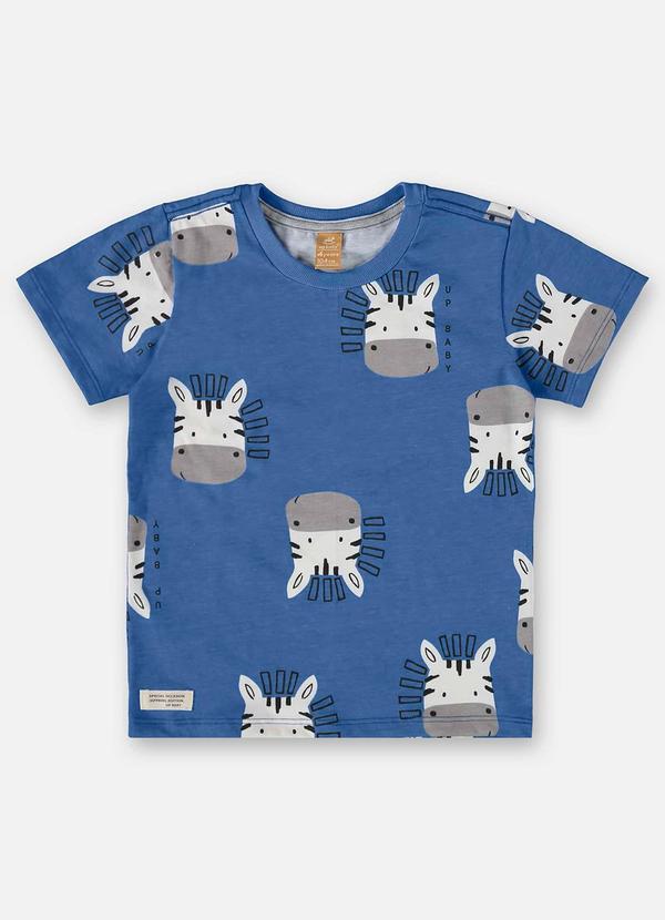 Up Baby - Conjunto Infantil Camiseta e Bermuda Azul 4