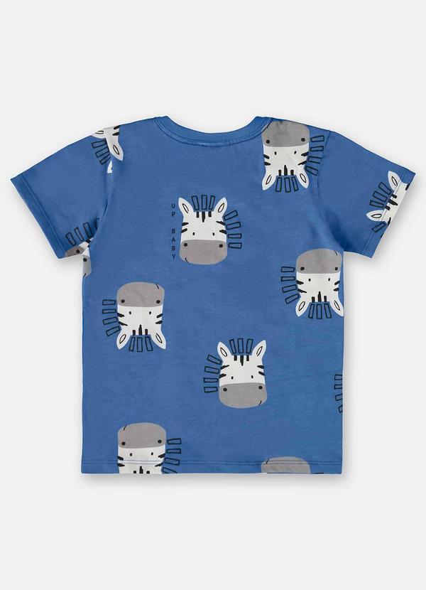 Up Baby - Conjunto Infantil Camiseta e Bermuda Azul 5