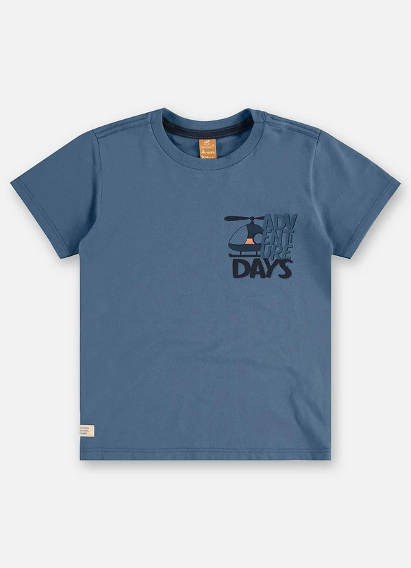 Up Baby - Conjunto Infantil Camiseta e Bermuda Azul 5