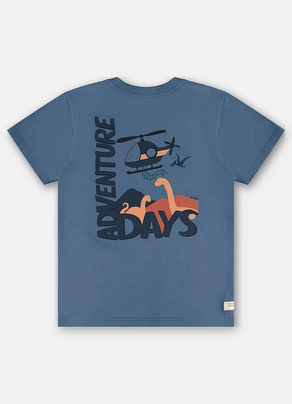 Up Baby - Conjunto Infantil Camiseta e Bermuda Azul 6