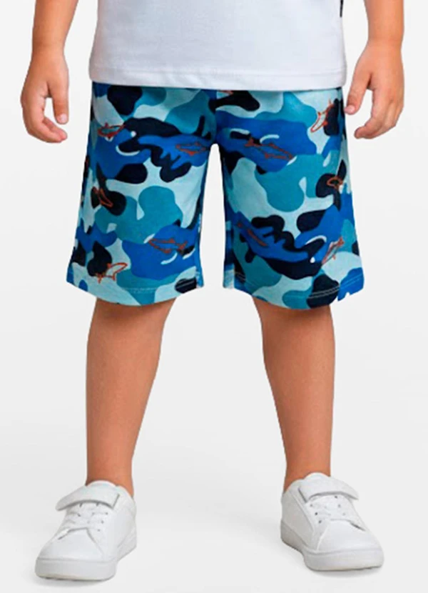 Select - Conjunto Infantil Camiseta e Bermuda Azul 4