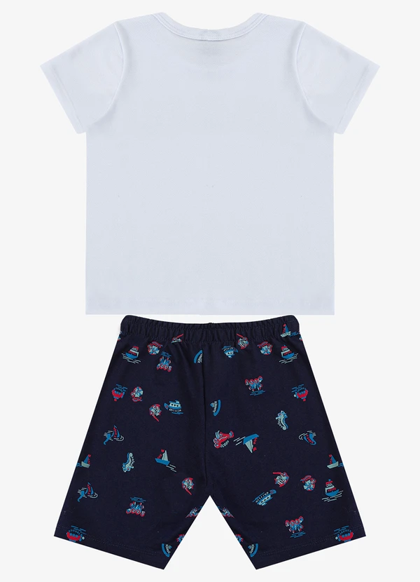 Select - Conjunto Infantil Camiseta e Bermuda Azul 2