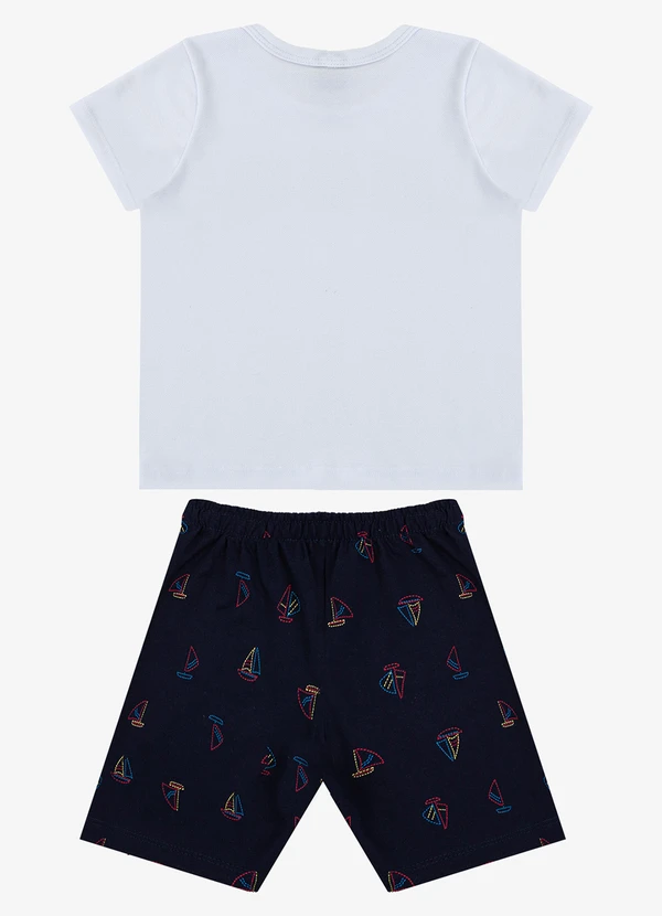 Select - Conjunto Infantil Camiseta e Bermuda Azul 2