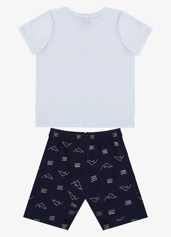 Select - Conjunto Infantil Camiseta e Bermuda Azul 2