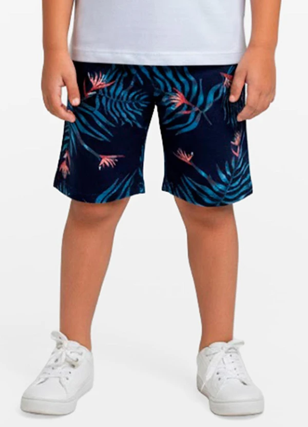 Select - Conjunto Infantil Camiseta e Bermuda Azul 4