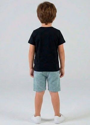 Select - Conjunto Infantil Camiseta e Bermuda Azul - SELECT