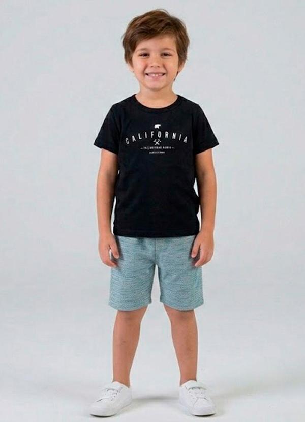 Select - Conjunto Infantil Camiseta e Bermuda Azul
