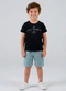 Select - Conjunto Infantil Camiseta e Bermuda Verde - variação: Azul
