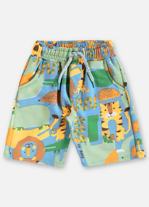 Up Baby - Conjunto Infantil Camiseta e Bermuda Bege 6