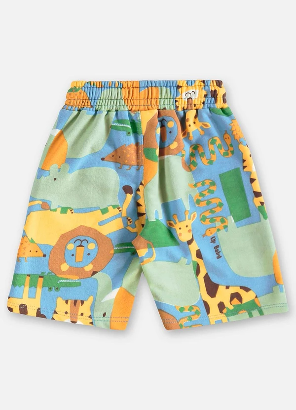 Up Baby - Conjunto Infantil Camiseta e Bermuda Bege 7