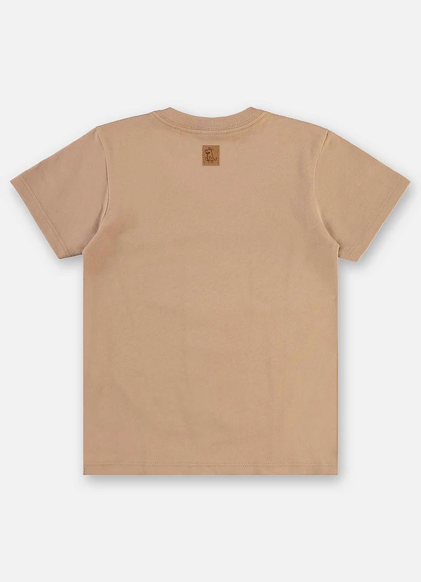 Up Baby - Conjunto Infantil Camiseta e Bermuda Bege 5