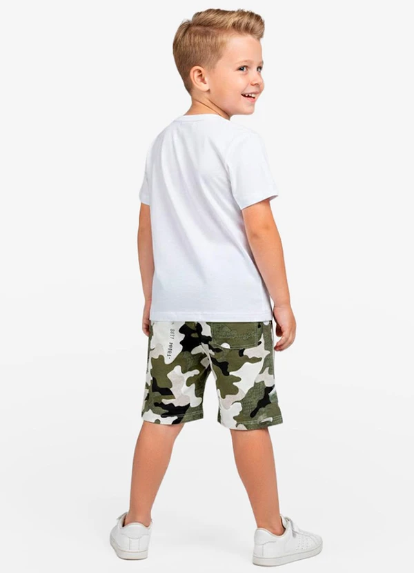 Select - Conjunto Infantil Camiseta e Bermuda Bege 2