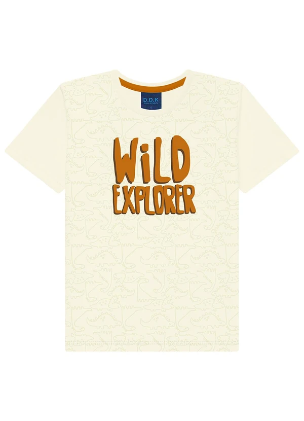 Ddk - Conjunto Infantil Camiseta e Bermuda Branco 2