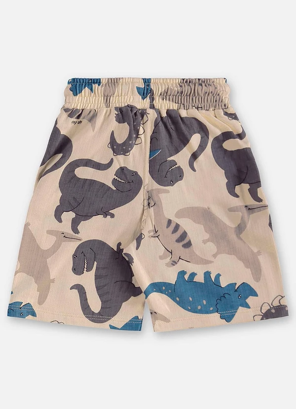 Up Baby - Conjunto Infantil Camiseta e Bermuda Cinza 8