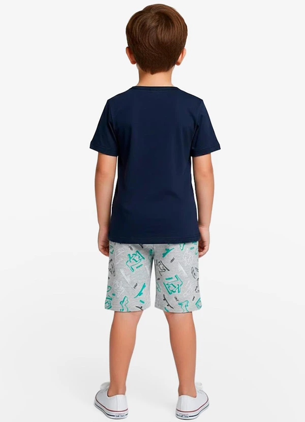 Select - Conjunto Infantil Camiseta e Bermuda Cinza 2