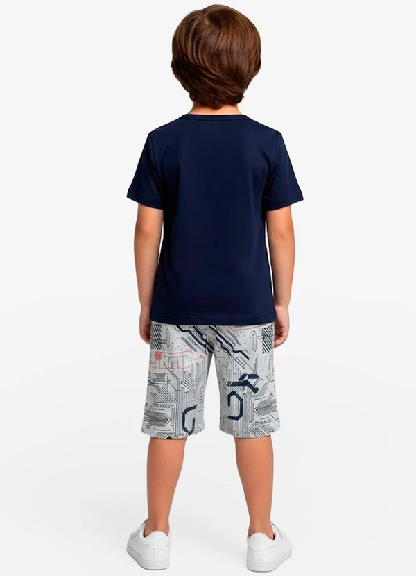 Select - Conjunto Infantil Camiseta e Bermuda Cinza 2