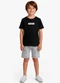 Select - Conjunto Infantil Camiseta e Bermuda Cinza - variação: Cinza