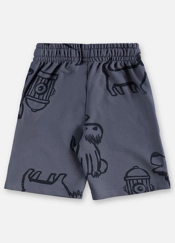 Up Baby - Conjunto Infantil Camiseta e Bermuda Preto 8