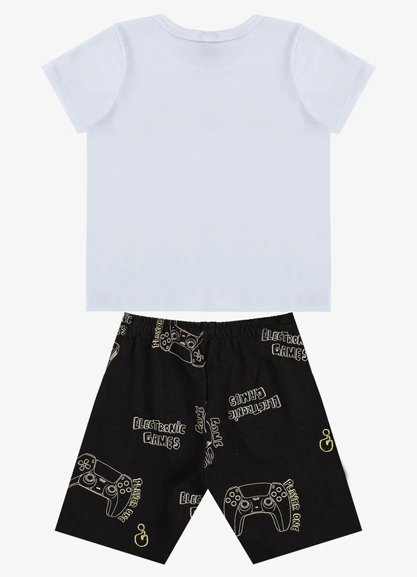 Select - Conjunto Infantil Camiseta e Bermuda Preto 2