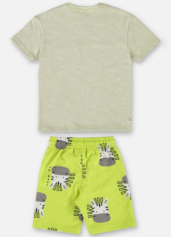 Up Baby - Conjunto Infantil Camiseta e Bermuda Verde 3
