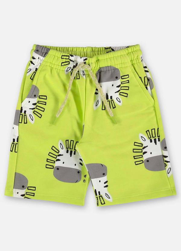 Up Baby - Conjunto Infantil Camiseta e Bermuda Verde 6