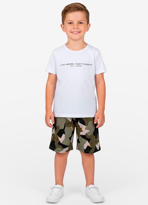 Select - Conjunto Infantil Camiseta e Bermuda Verde