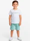 Select - Conjunto Infantil Camiseta e Bermuda Azul - variação: Verde