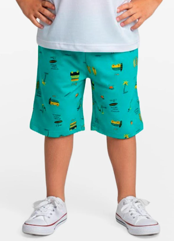 Select - Conjunto Infantil Camiseta e Bermuda Verde 4