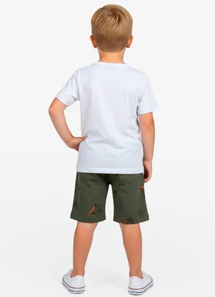 Select - Conjunto Infantil Camiseta e Bermuda Verde - SELECT