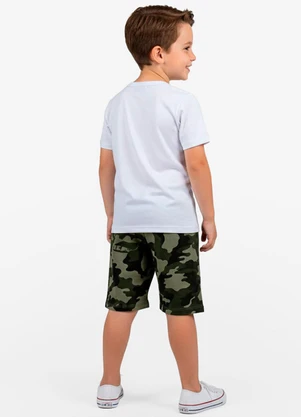 Select - Conjunto Infantil Camiseta e Bermuda Verde - SELECT