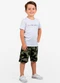Select - Conjunto Infantil Camiseta e Bermuda Azul - variação: Verde