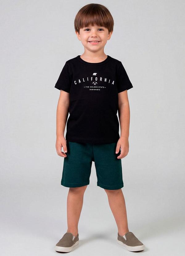 Select - Conjunto Infantil Camiseta e Bermuda Verde