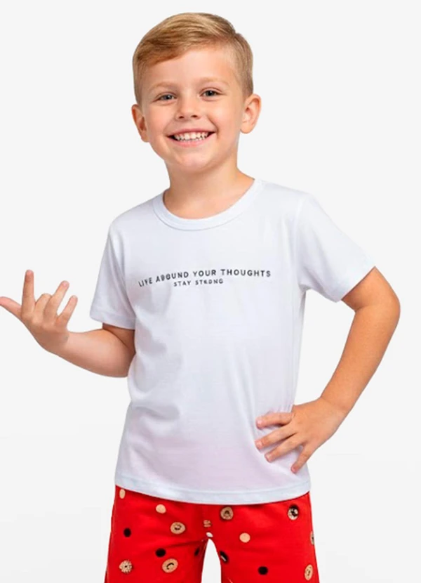 Select - Conjunto Infantil Camiseta e Bermuda Vermelho 3