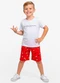Select - Conjunto Infantil Camiseta e Bermuda Azul - variação: Vermelho