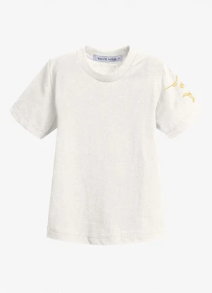 Trick Nick - Conjunto Infantil Camiseta e Jardineira Amarelo - TRICK NICK